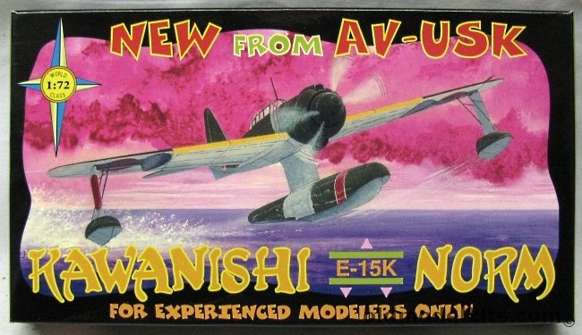 AV USK 1/72 Kawanishi E-15K Norm - (E15K1), AV2023 plastic model kit